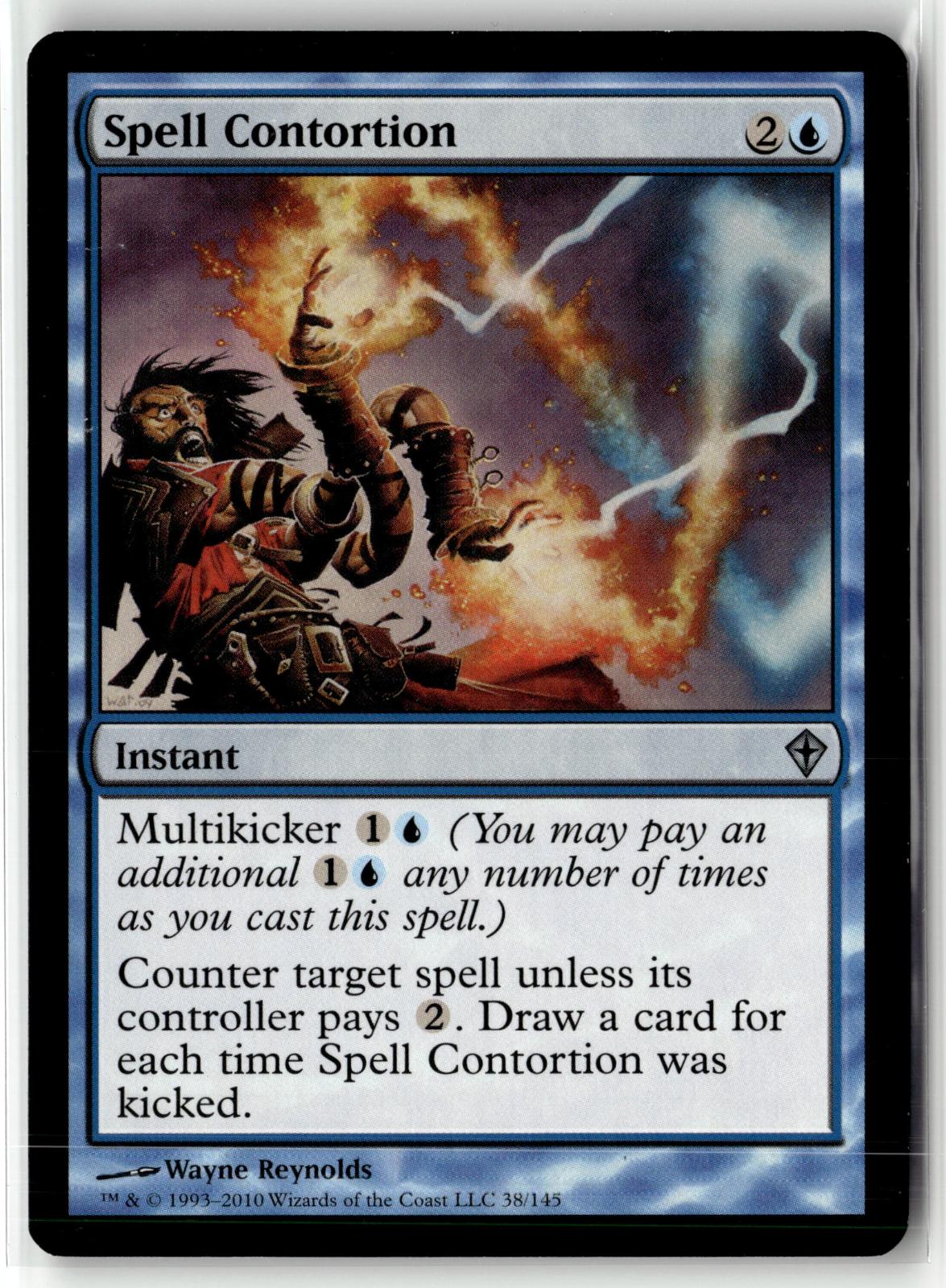 Spell Contortion 38 Uncommon Worldwake Magic: The Gathering Near Mint