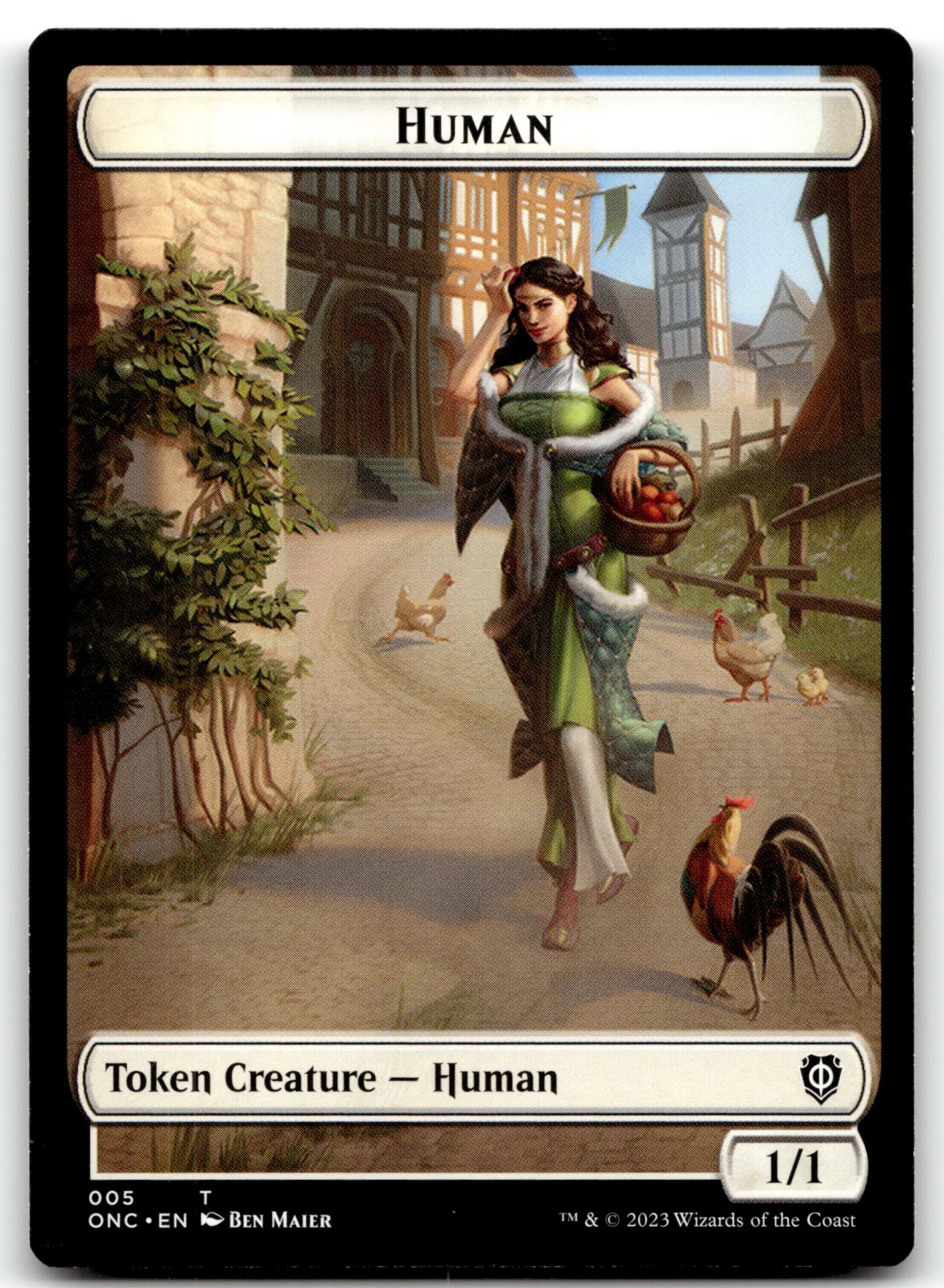 Spirit Token 3 Token Commander Legends Magic: The Gathering Near Mint