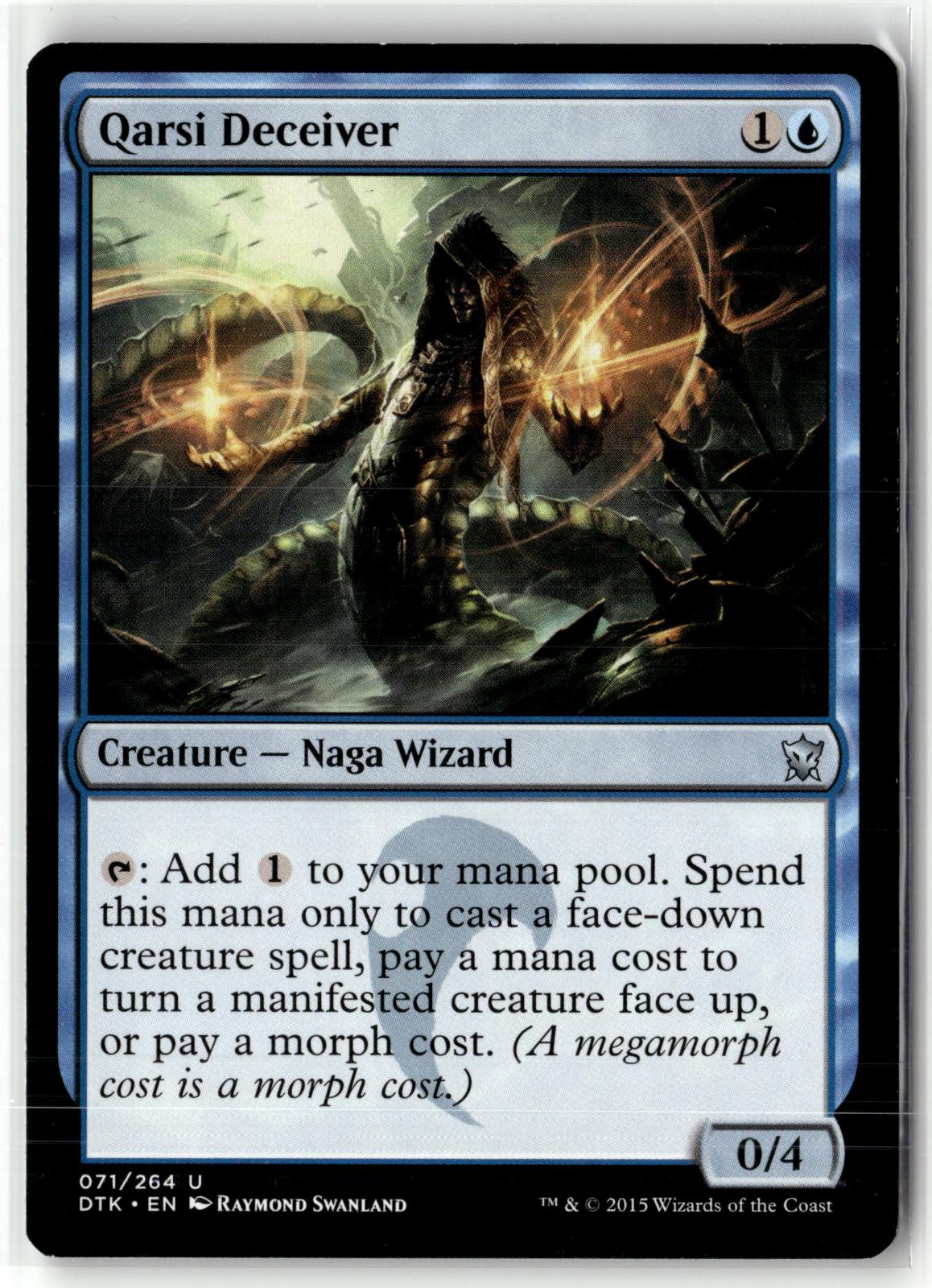 Qarsi Deceiver 71 Uncommon Dragons of Tarkir Magic: The Gathering Near Mint