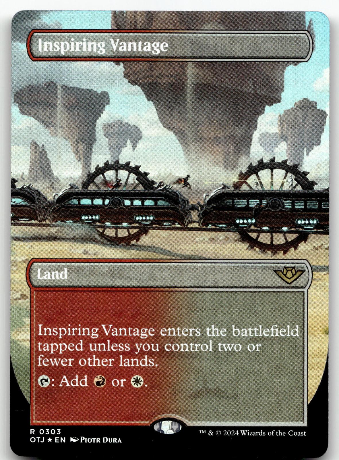 Inspiring Vantage (Borderless) 303 Outlaws of Thunder Junction 