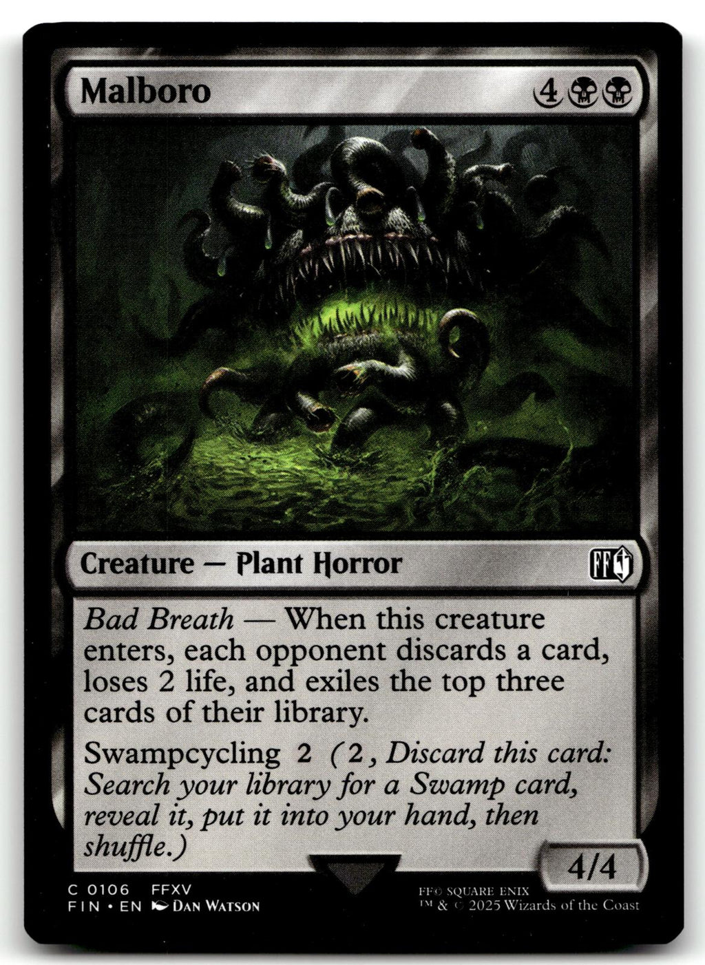 Malboro 106 Common FINAL FANTASY Magic: The Gathering Near Mint