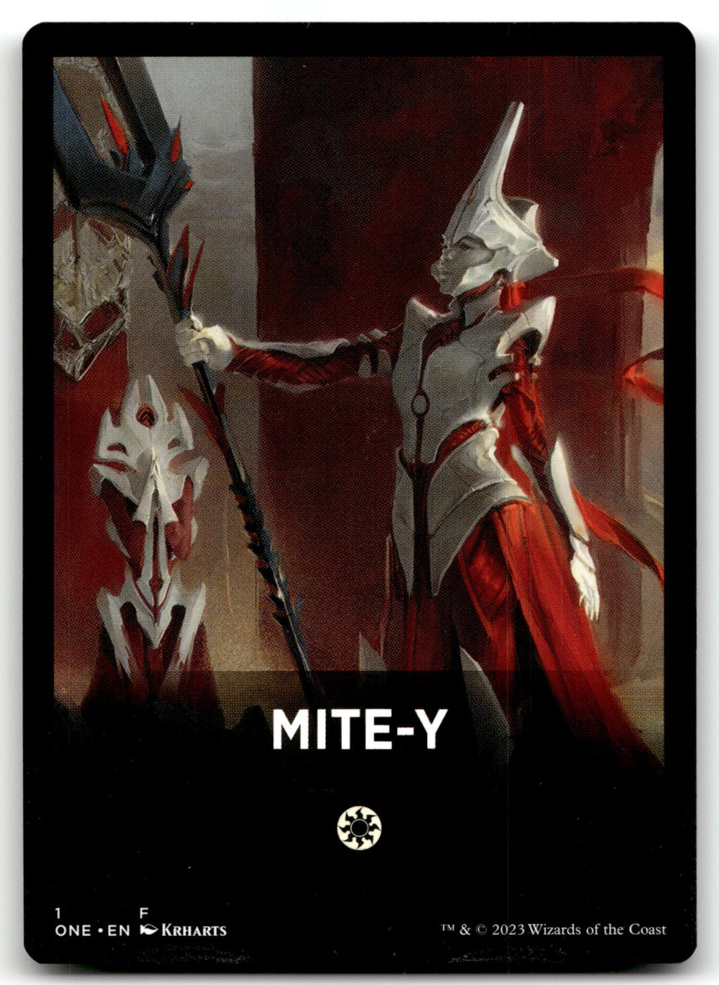 Mite-Y Theme Card 1 Token Phyrexia: All Will Be One Magic: The Gathering NM