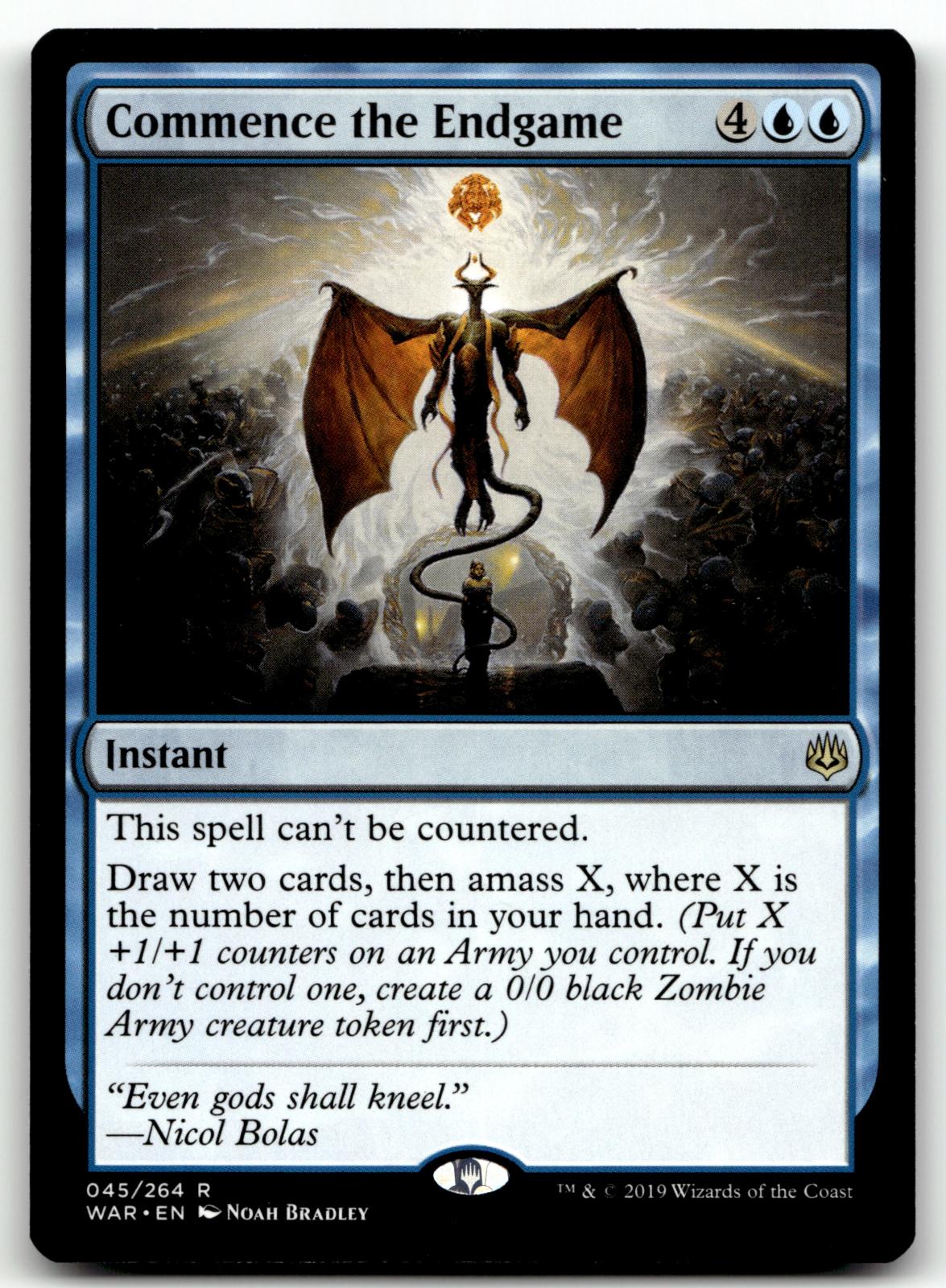 Commence the Endgame 45 Rare War of the Spark Magic: The Gathering Near Mint