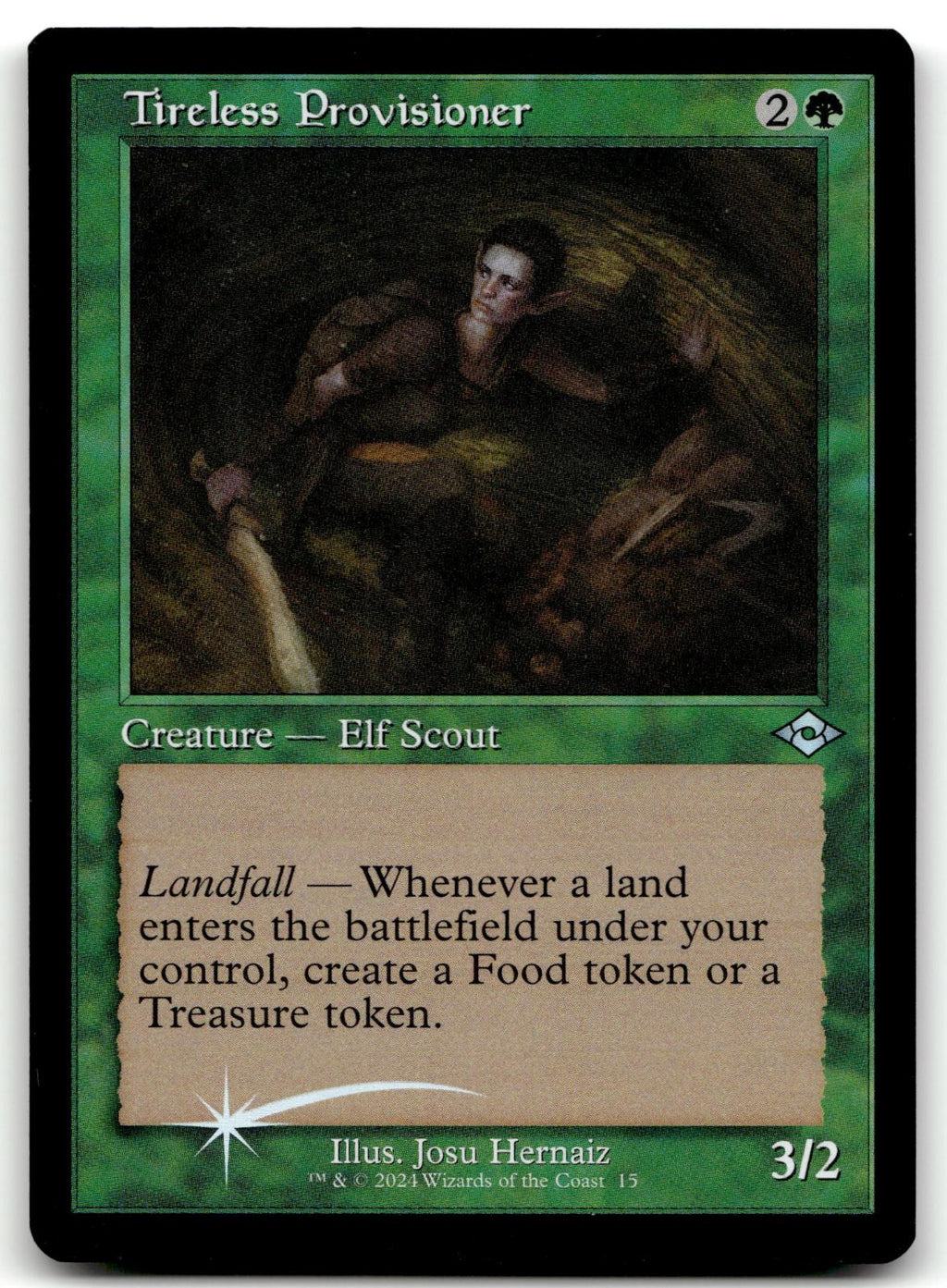 Tireless Provisioner (Retro Frame) 15 Modern Horizons 2 Magic: The Gathering NM