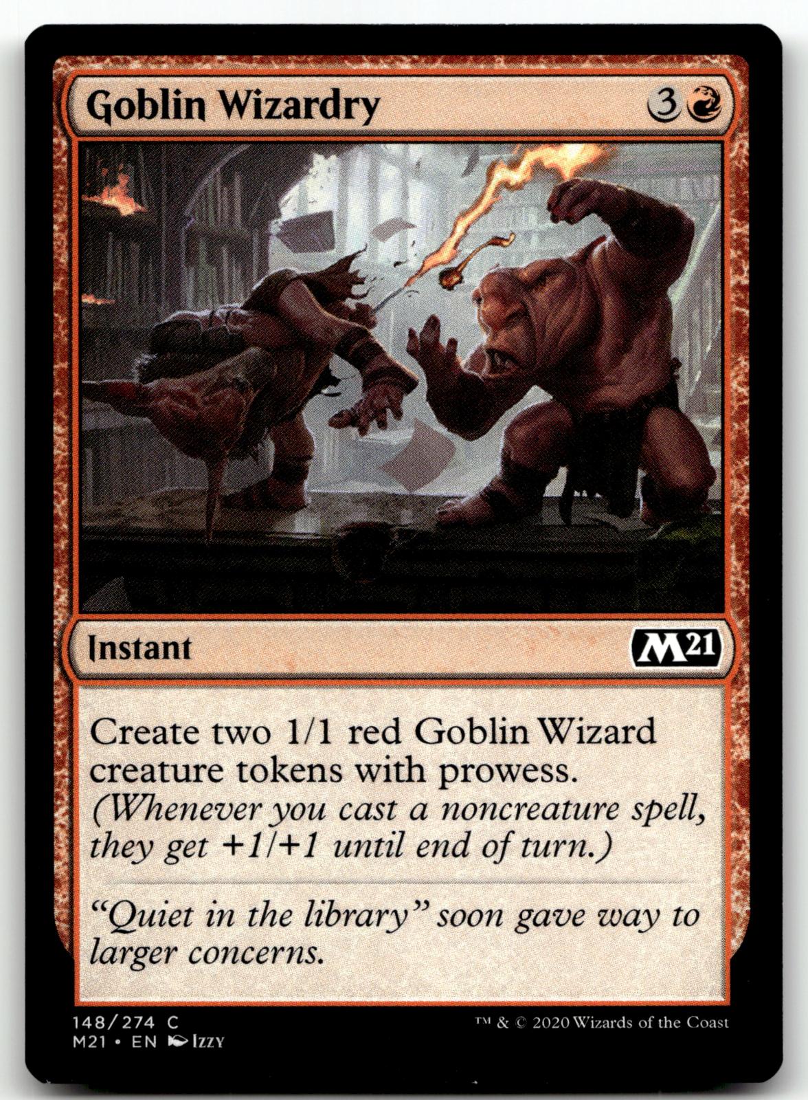 Goblin Wizardry 148 Common Core Set 2021 Magic: The Gathering Near Mint