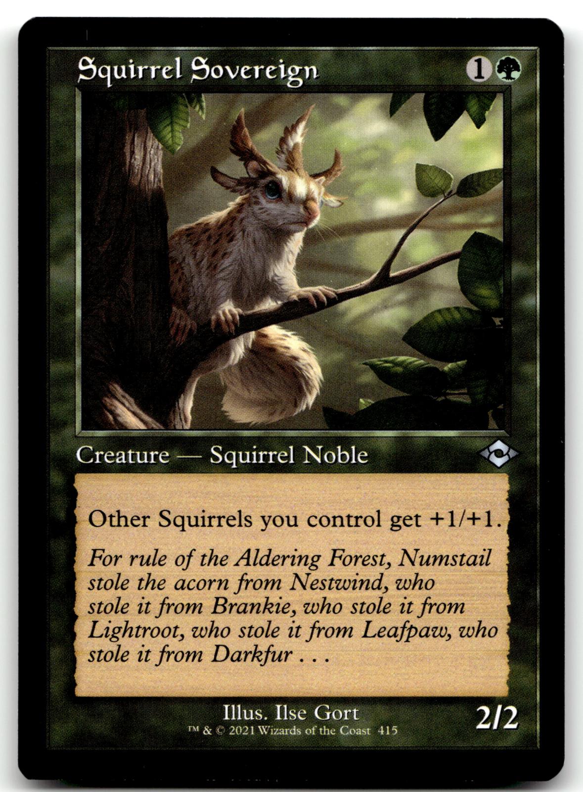 Squirrel Sovereign (Retro Frame) 415 Modern Horizons 2 Magic: The Gathering NM