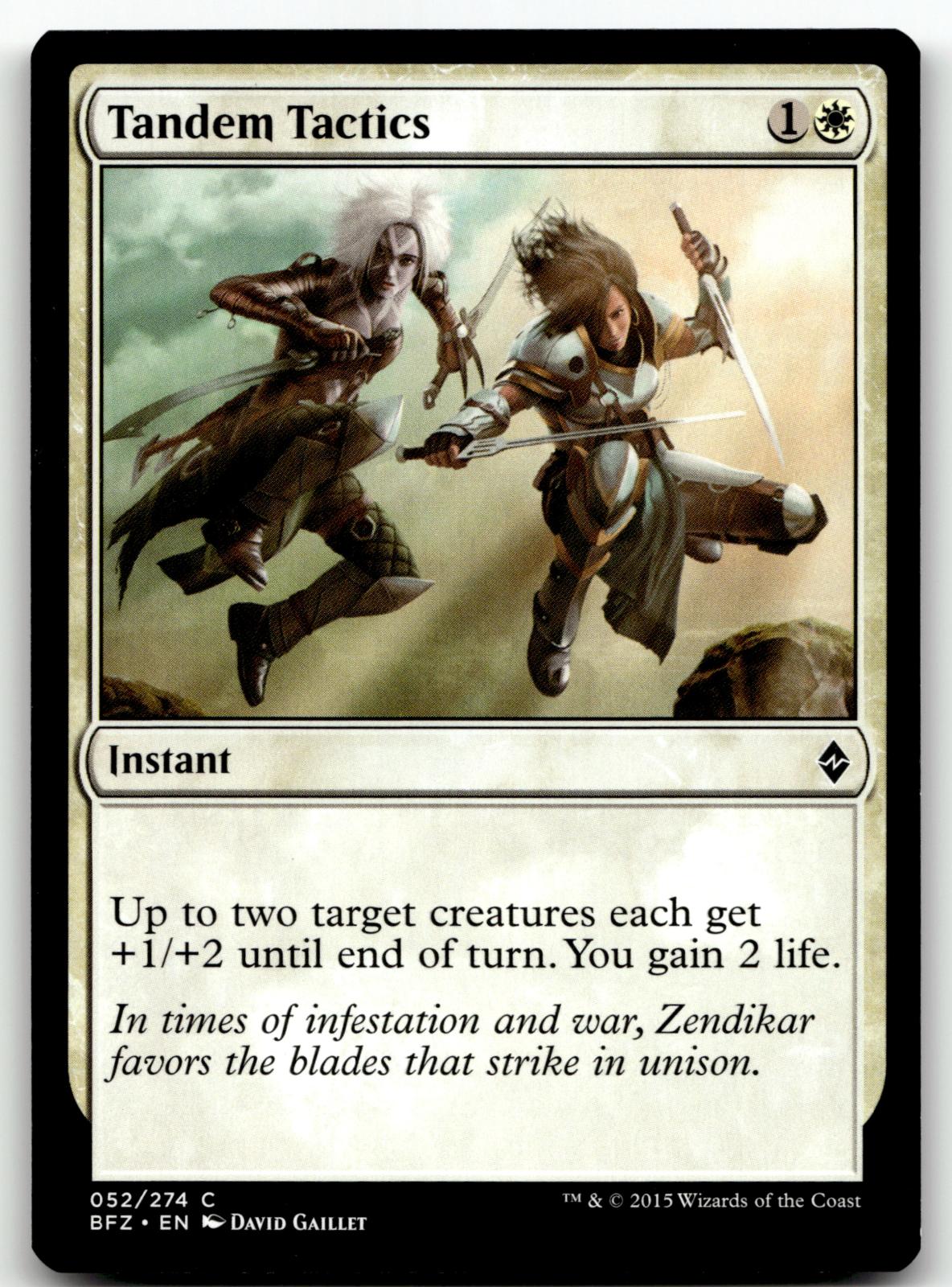 Tandem Tactics 52 Common Battle for Zendikar Magic: The Gathering Near Mint