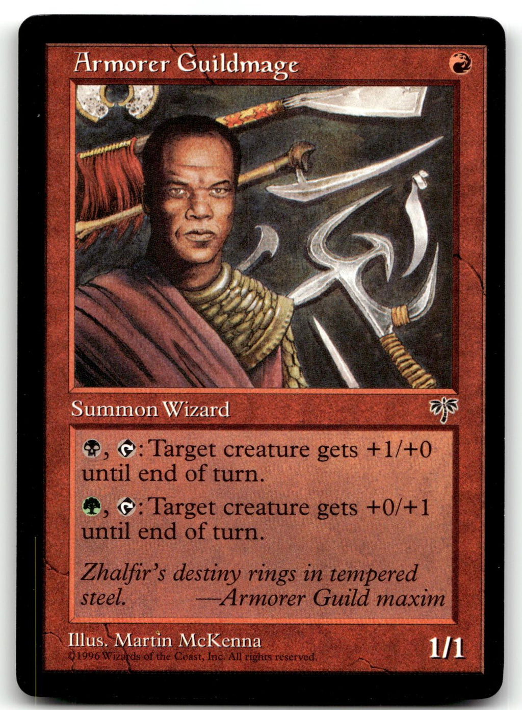 Armorer Guildmage Common Mirage Magic: The Gathering Near Mint