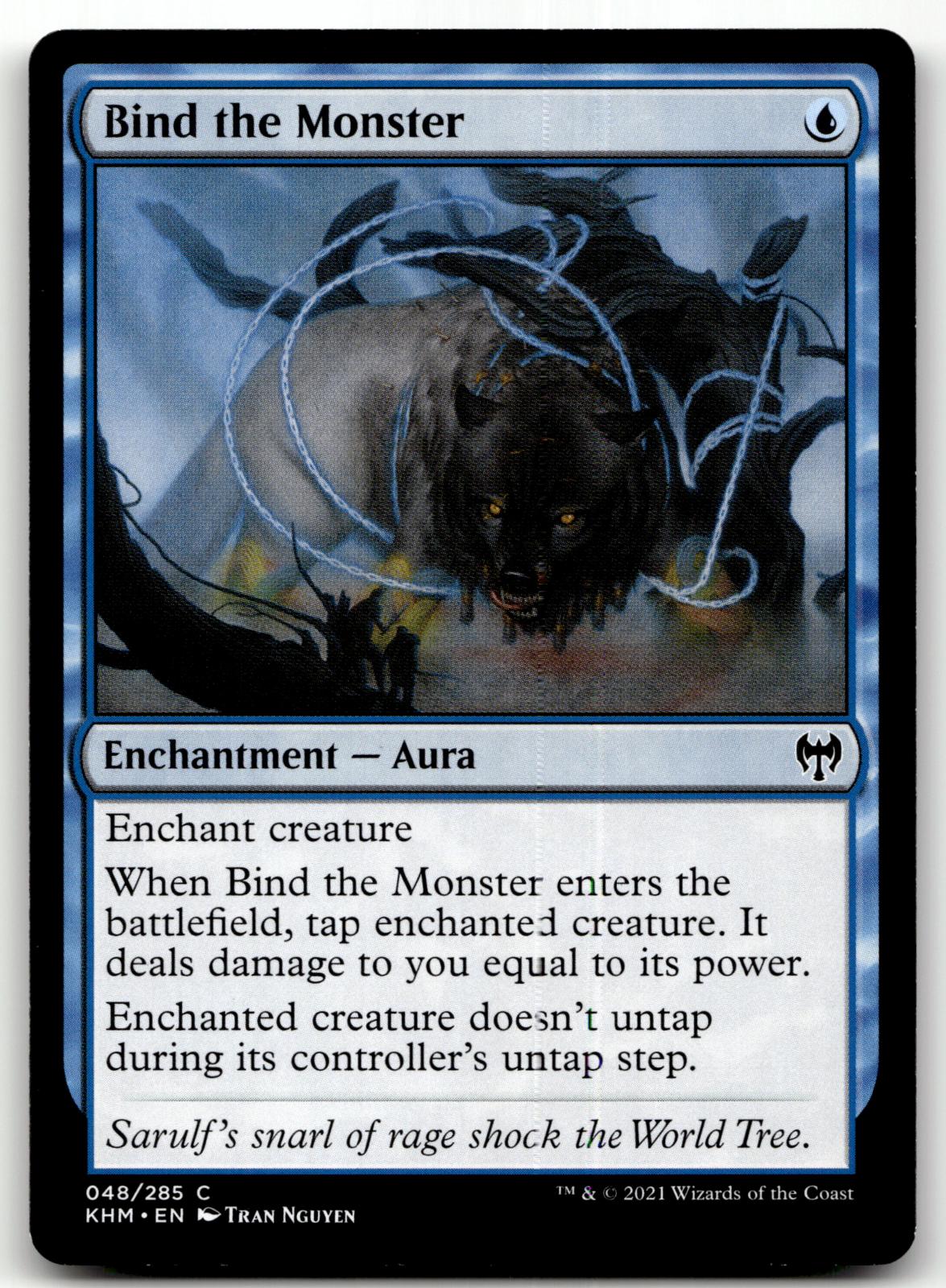 Bind the Monster 48 Common Kaldheim Magic: The Gathering Near Mint