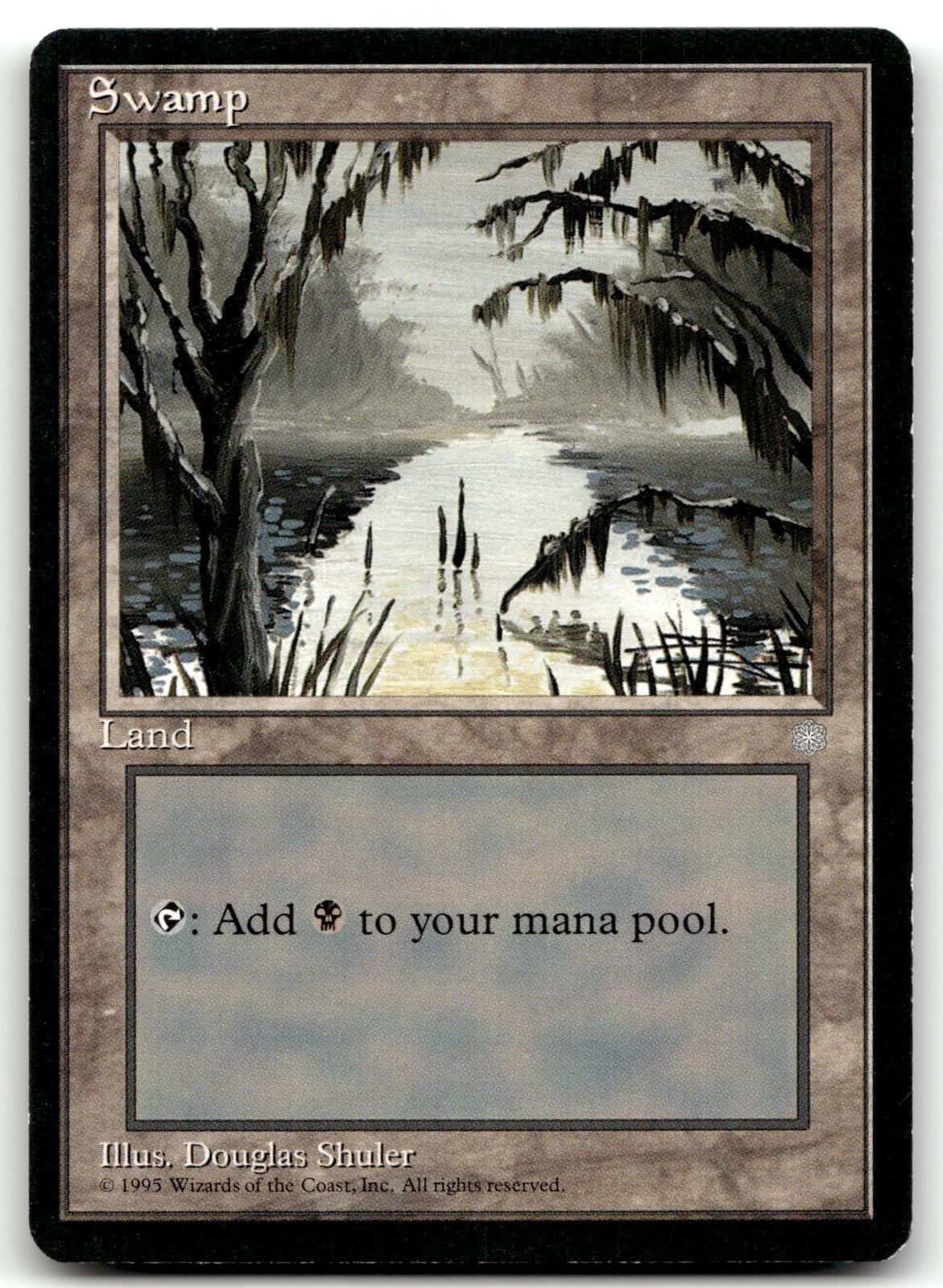 Swamp (353) 353 Land Ice Age Magic: The Gathering Near Mint