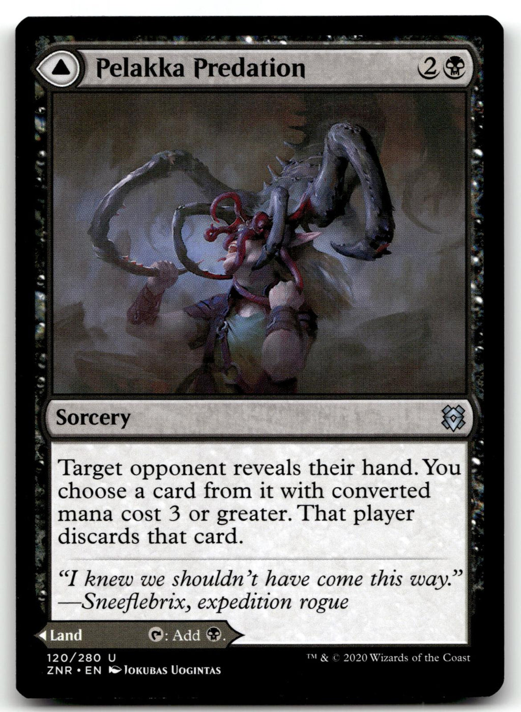 Pelakka Predation 120 Uncommon Zendikar Rising Magic: The Gathering Near Mint