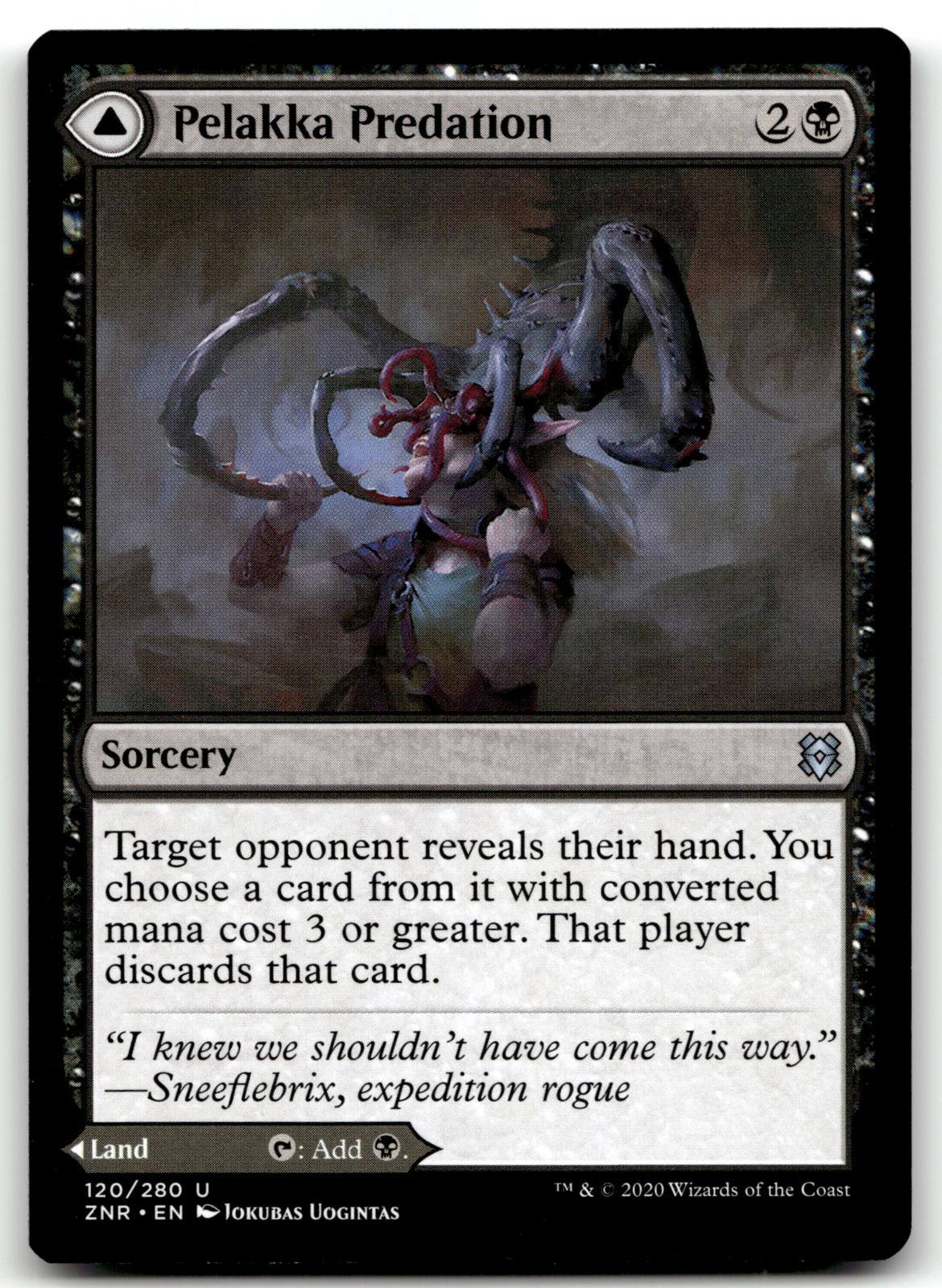 Pelakka Predation 120 Uncommon Zendikar Rising Magic: The Gathering Near Mint