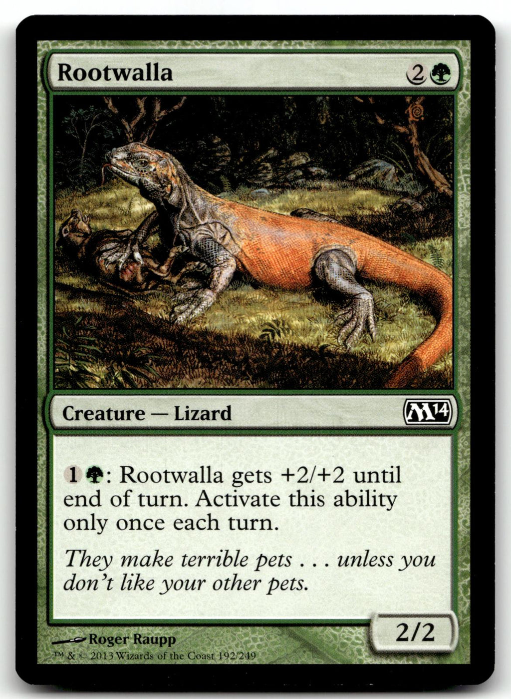 Rootwalla 192 Common Magic 2014 (M14) Magic: The Gathering Near Mint