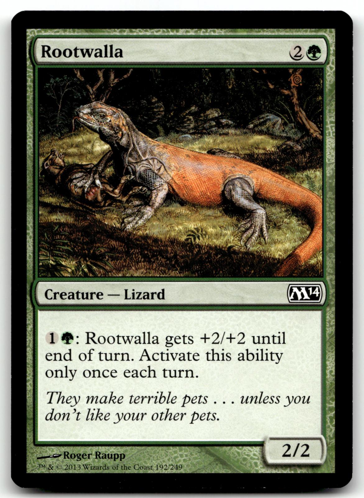 Rootwalla 192 Common Magic 2014 (M14) Magic: The Gathering Near Mint