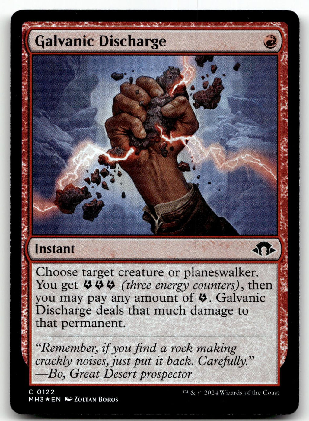 Galvanic Discharge 122 Common Modern Horizons 3 Magic: The Gathering Foil NM