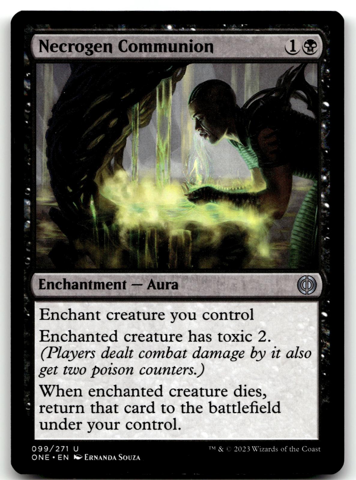 Necrogen Communion 99 Uncommon Phyrexia: All Will Be One Magic: The Gathering NM