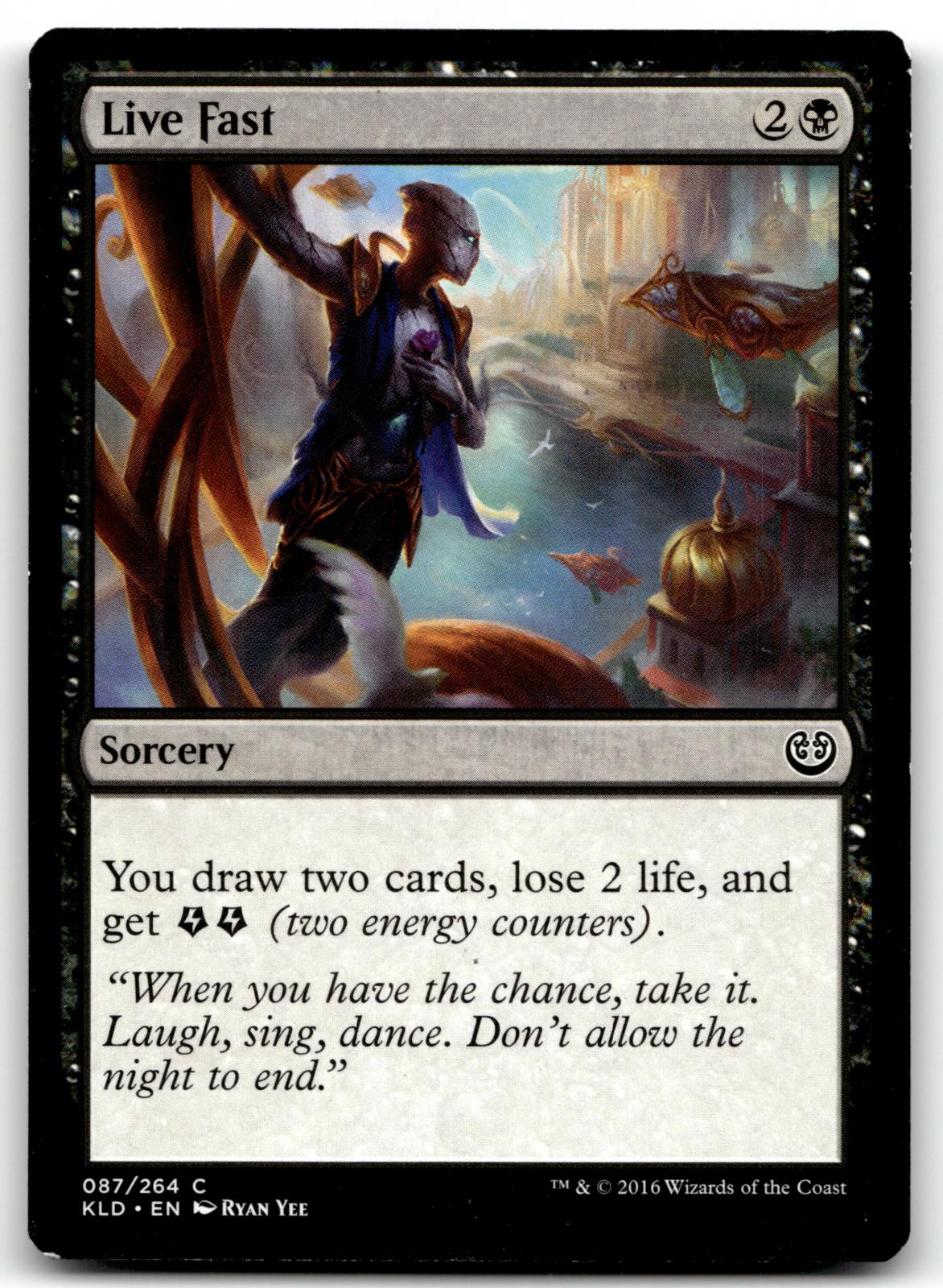 Live Fast 87 Common Kaladesh Magic: The Gathering Near Mint