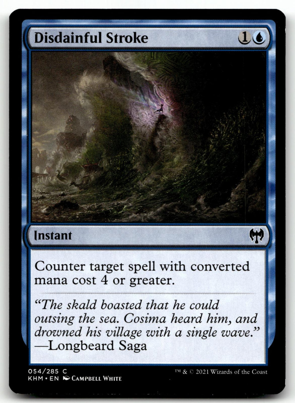 Disdainful Stroke 54 Common Kaldheim Magic: The Gathering Near Mint