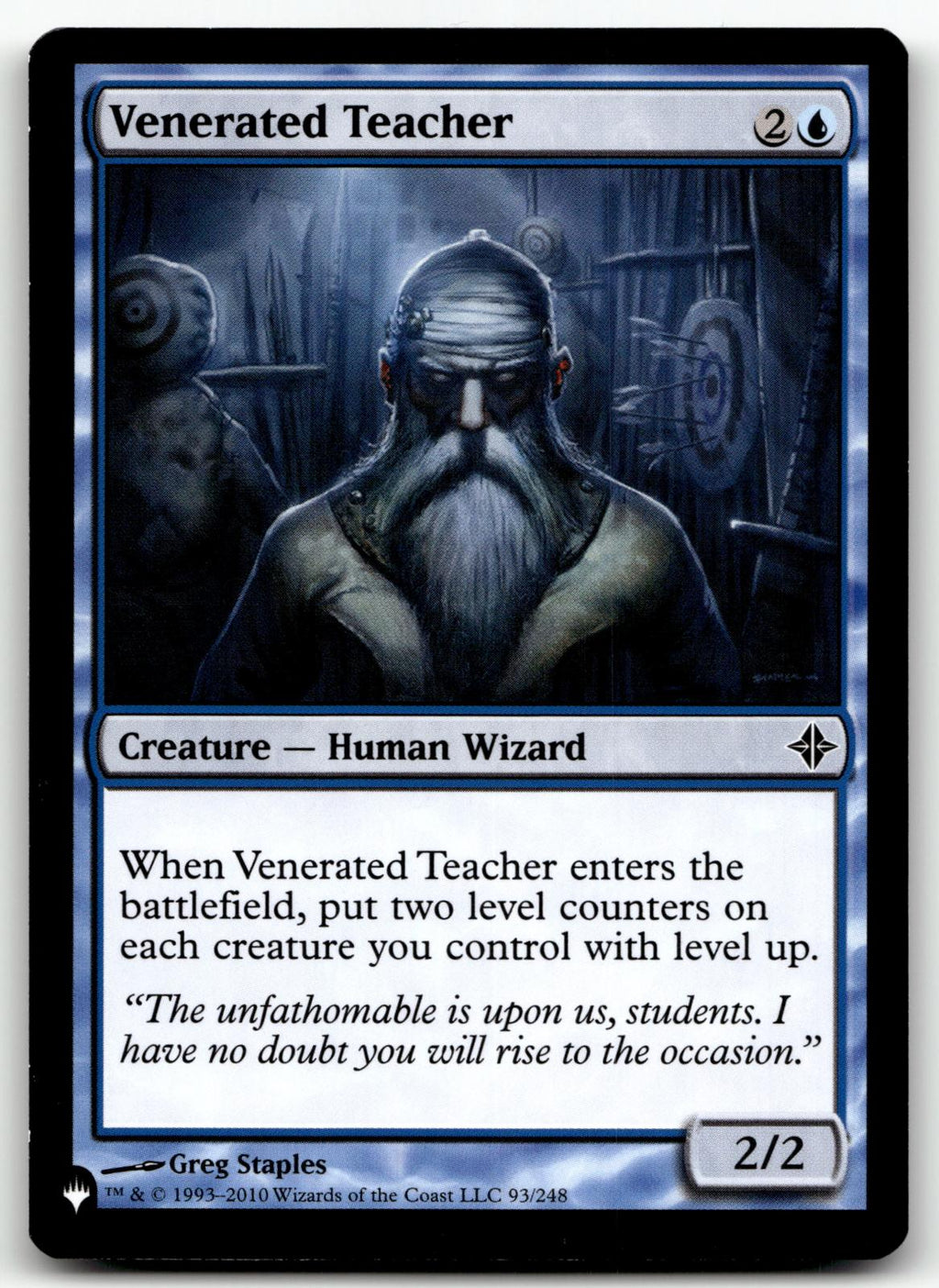 Venerated Teacher 93/248 Common The List Reprints Magic: The Gathering Near Mint