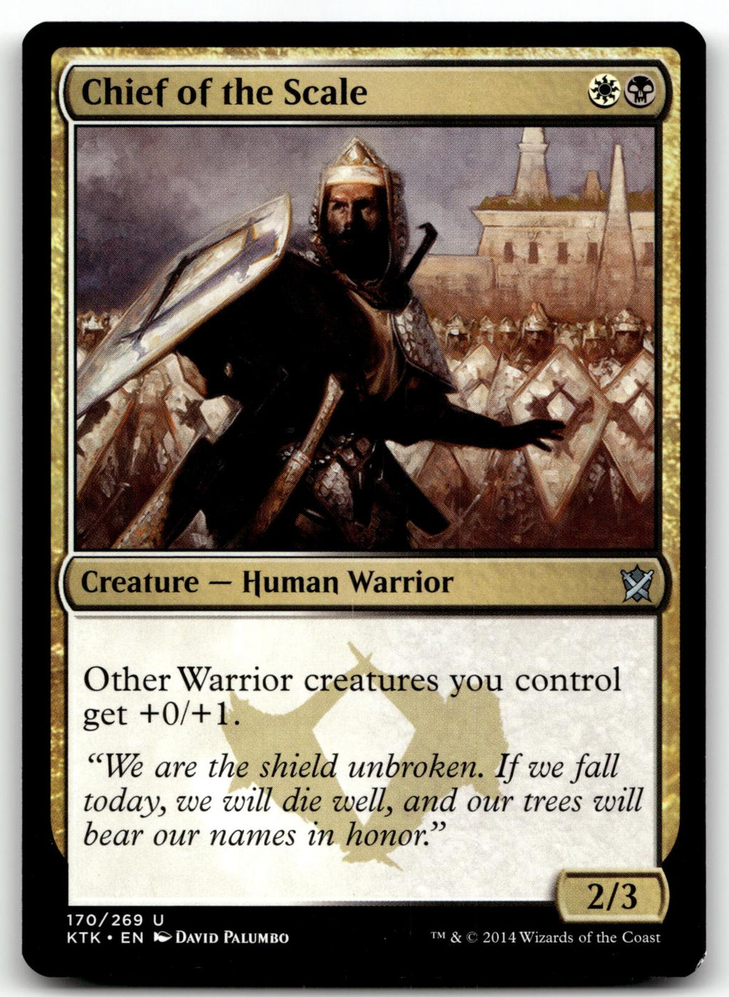 Chief of the Scale 170 Uncommon Khans of Tarkir Magic: The Gathering Near Mint