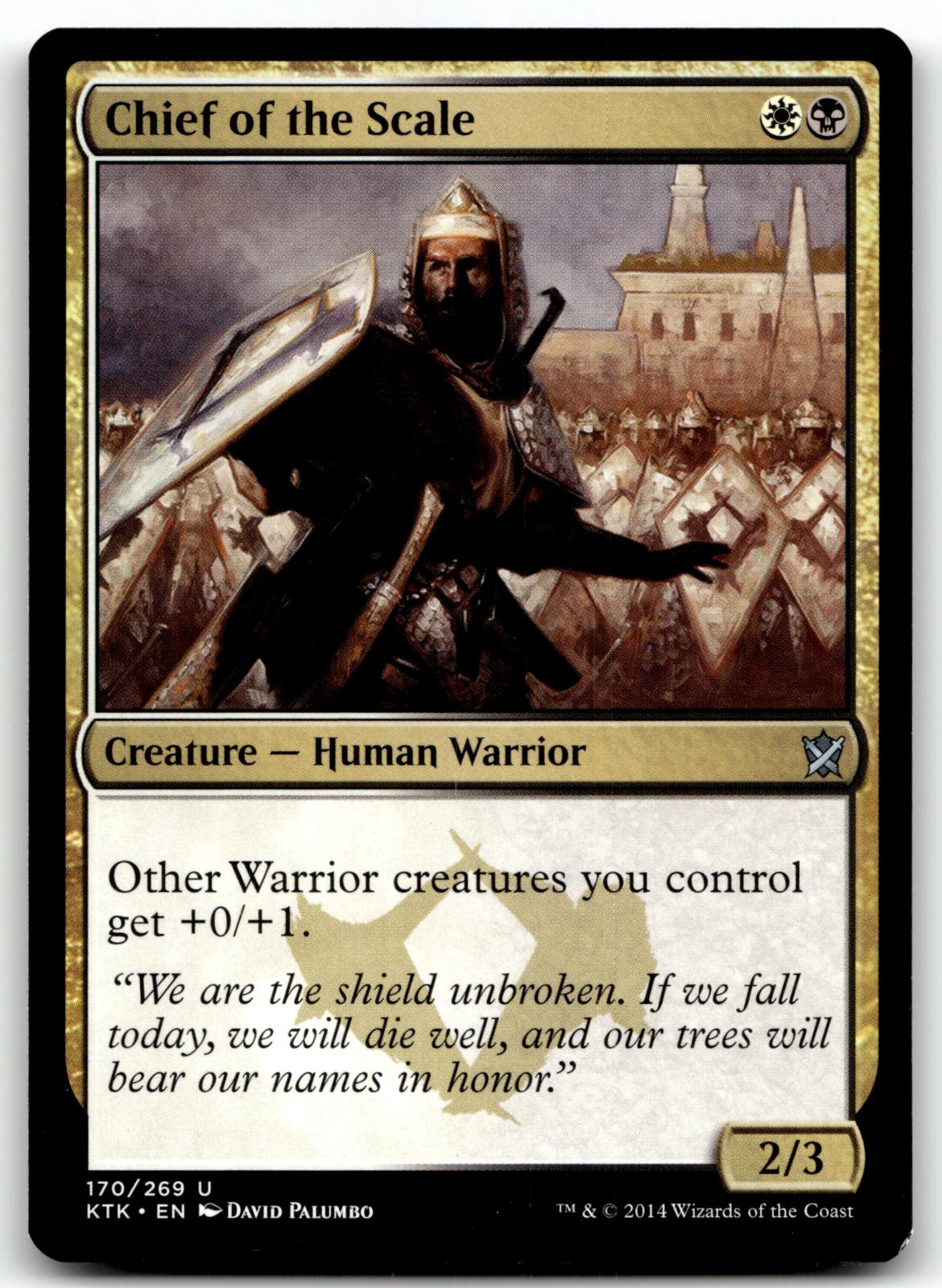 Chief of the Scale 170 Uncommon Khans of Tarkir Magic: The Gathering Near Mint