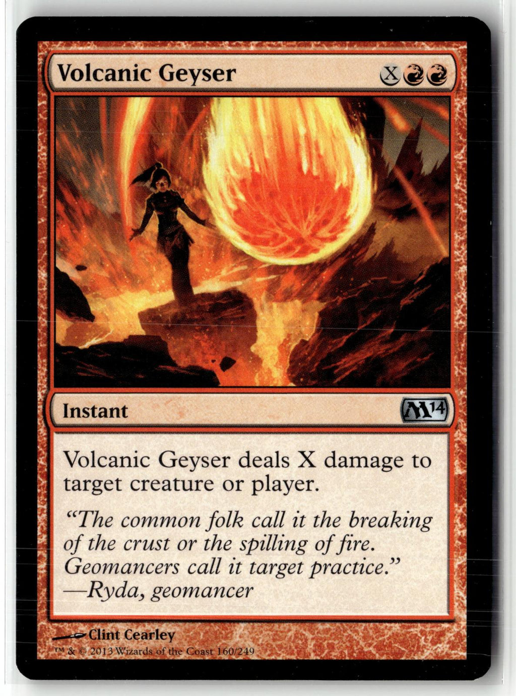 Volcanic Geyser 160 Uncommon Magic 2014 (M14) Magic: The Gathering Near Mint