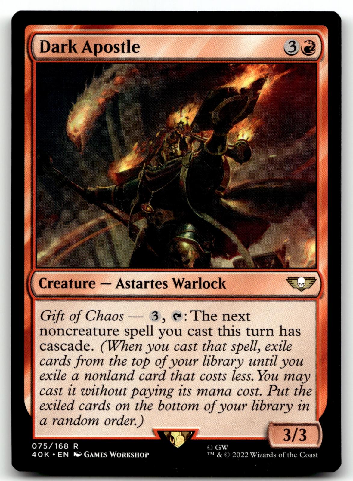 Dark Apostle (Surge Foil) 75 Universes Beyond: Warhammer 40,000 Magic