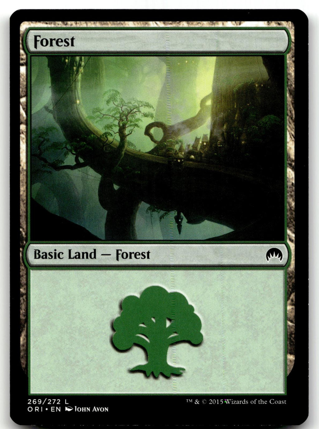 Forest (269) 269 Land Magic Origins Magic: The Gathering Near Mint