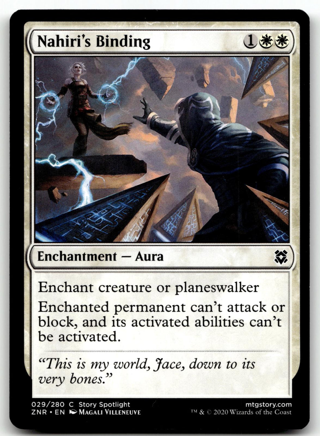 Nahiri's Binding 29 Common Zendikar Rising Magic: The Gathering Near Mint