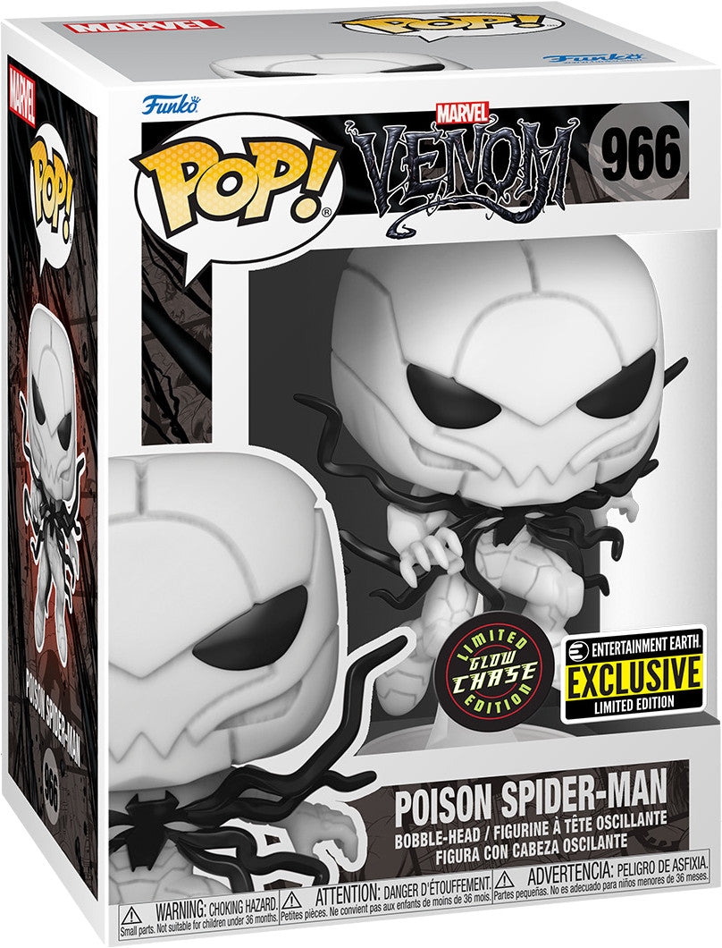 Funko Pop! Vinyl: Marvel - Poison Spider-Man (Chase) (Glows in the Dark) -...
